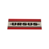 Znak Ursus czerwony przód 165x60mm