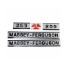 Zestaw naklejek Massey Ferguson 255 MF kpl.